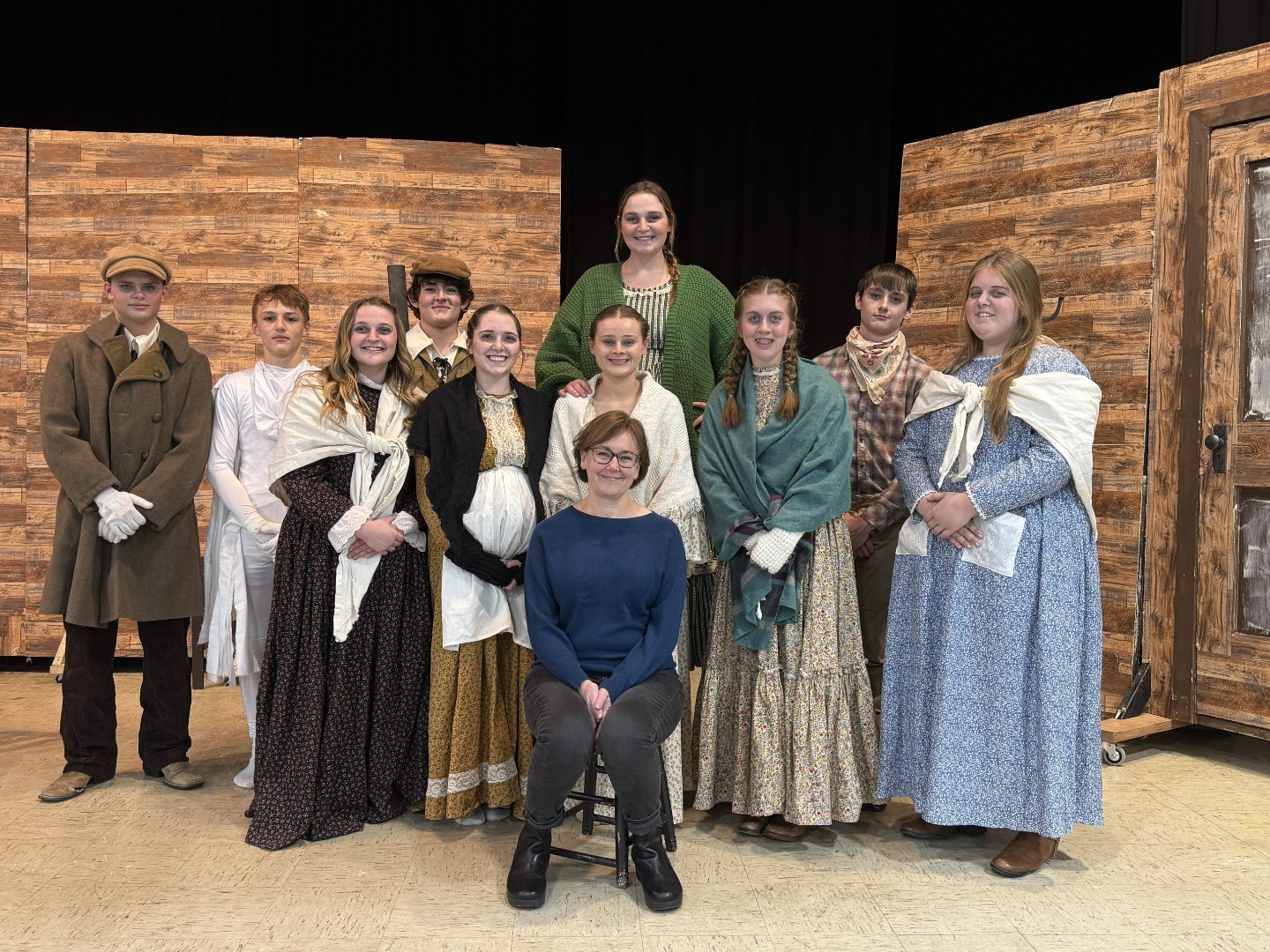 Cast with Author picture